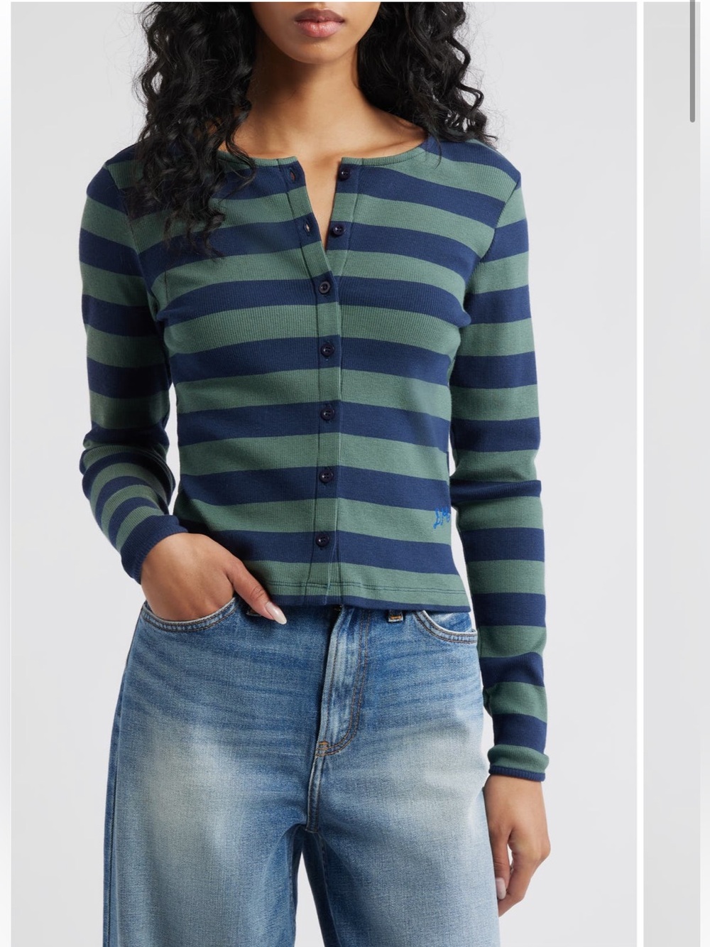 Damson Madder Sybil Stripe Cardigan